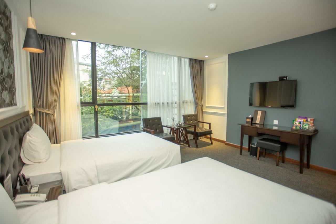 Adeline Hotel Hanoi Buitenkant foto